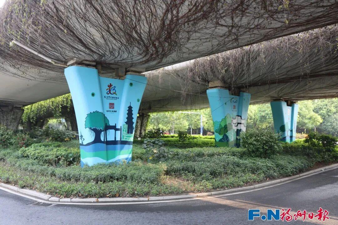 五彩斑斓!福州的桥底下太靓了!-新华网(图1)